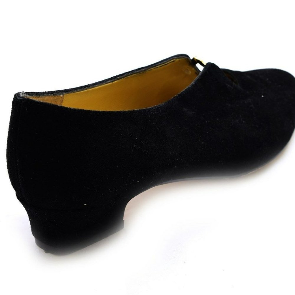 Naturalizer Black Suede Pumps Julie Heels 9 AA - Picture 4 of 5
